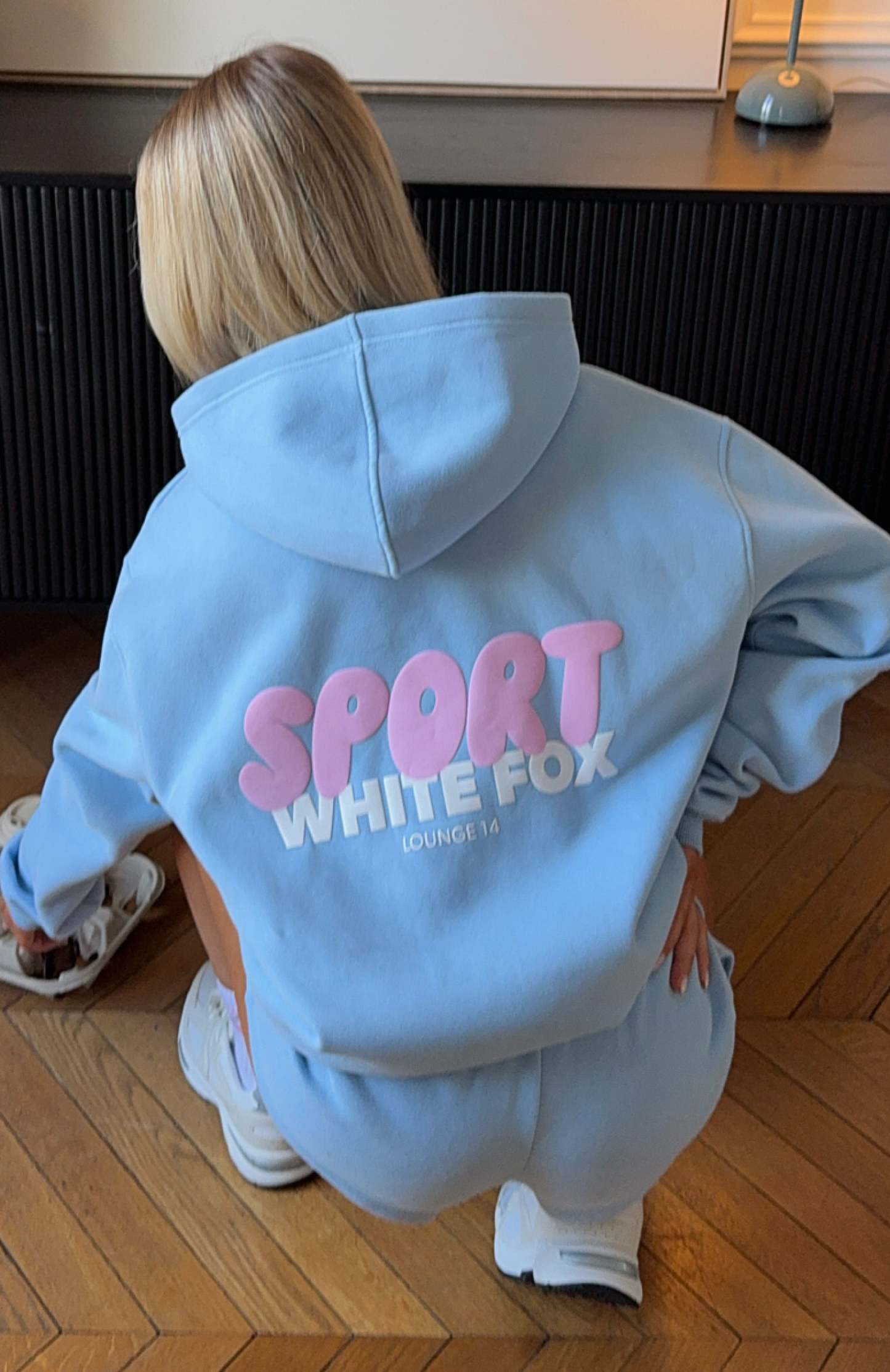 Club 14 Peyton Oversized Hoodie Blue