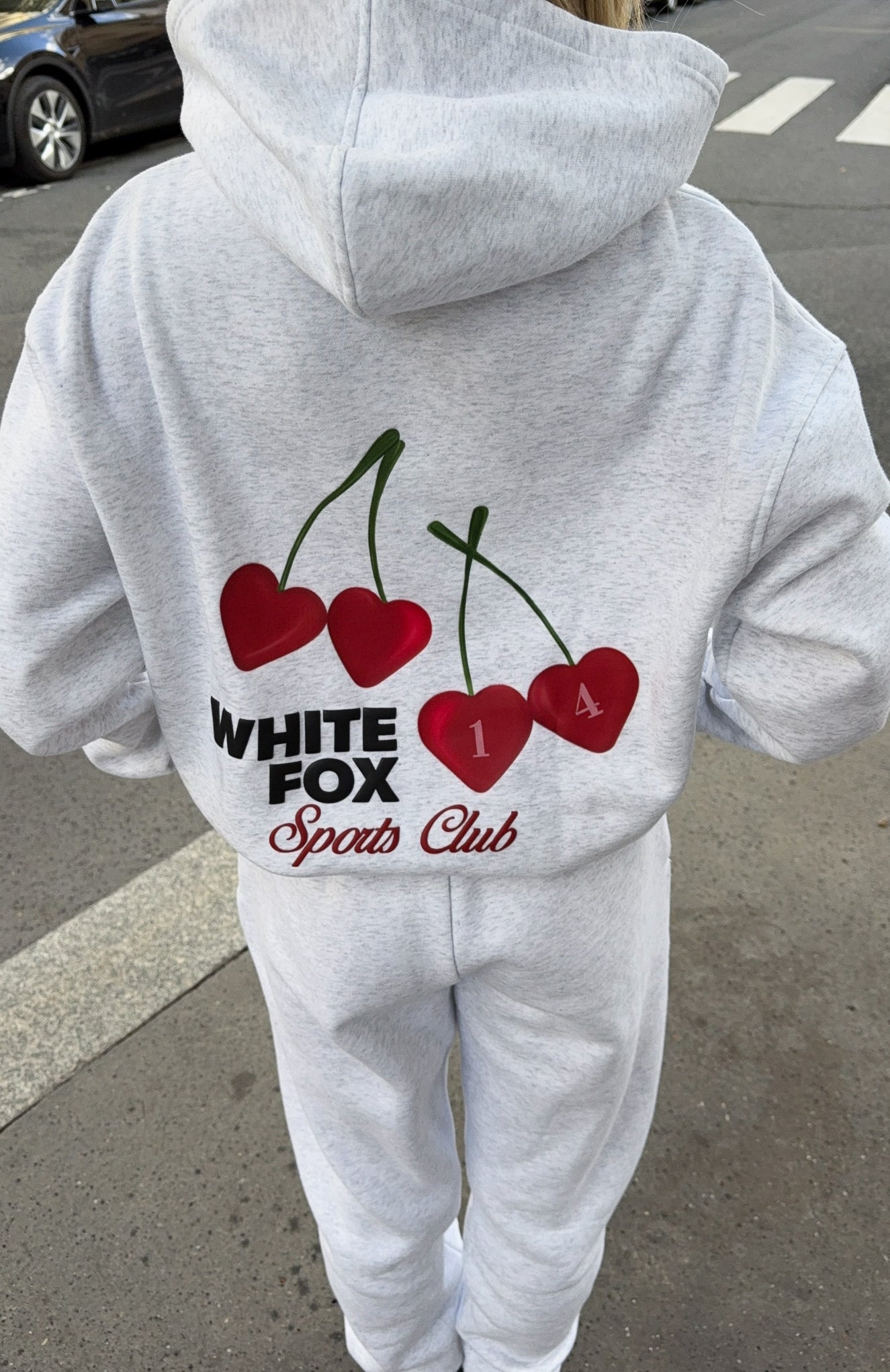 Club 14 Izzy Oversized Hoodie Grey Marle