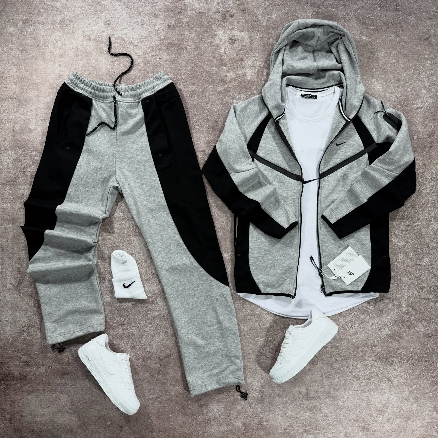 NK High-Quality Color-Block Athletic Set