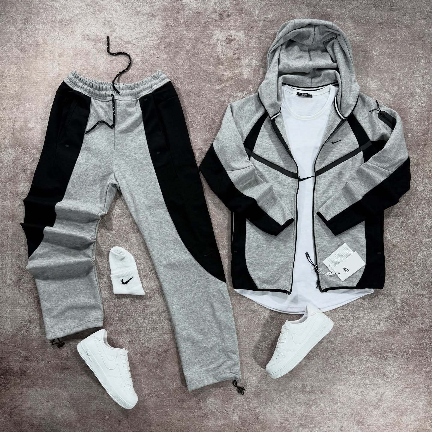 NK High-Quality Color-Block Athletic Set