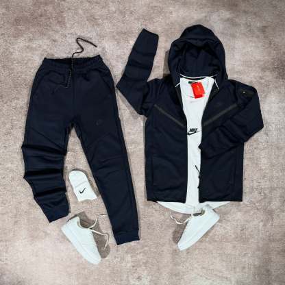 NK Zip-Up Hoodie and Pants Set