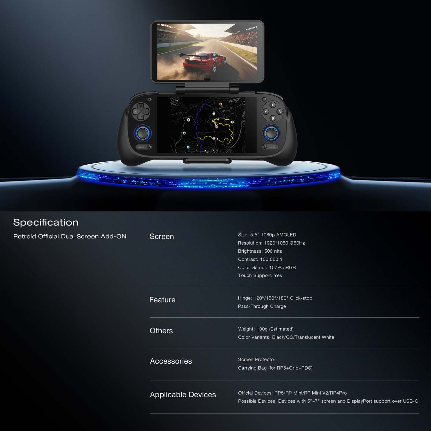 Retroid Dual Screen Add-on