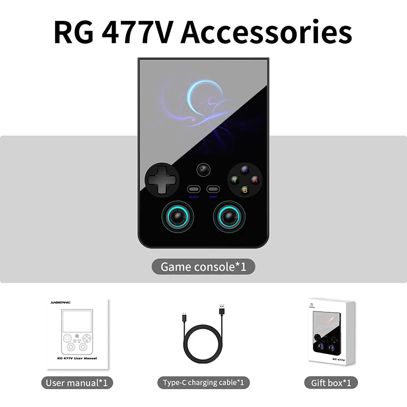 RG477V Handheld Game Console 4.7-inch D8300 RG 477V Android14 5500mAh