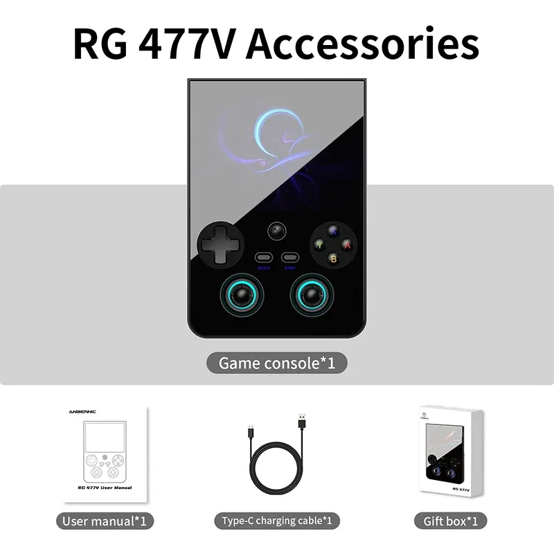RG477V Handheld Game Console 4.7-inch D8300 RG 477V Android14 5500mAh