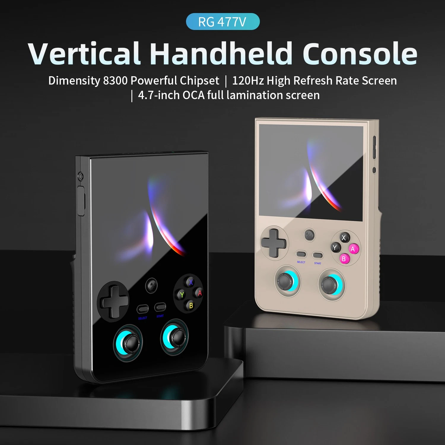 RG477V Handheld Game Console 4.7-inch D8300 RG 477V Android14 5500mAh