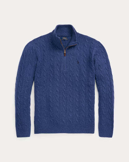 Cable Knit Quarter-Zip
