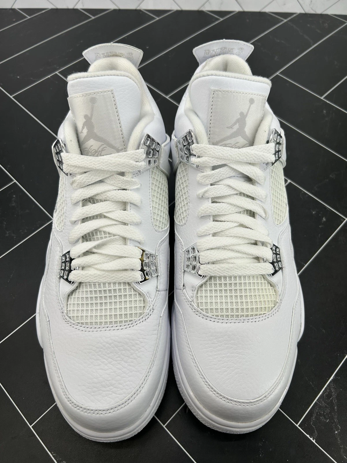 4 Retro 25th Silver Anniversary Size 11 408202-101