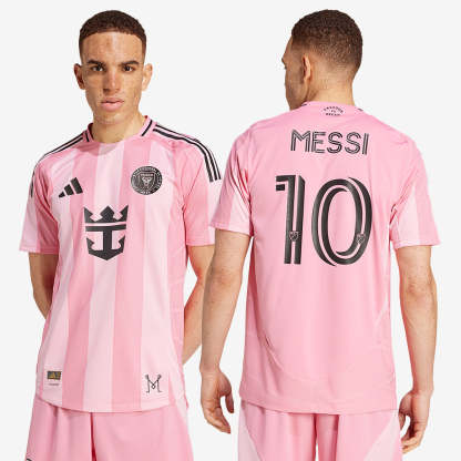 Inter Miami 2025 Authentic Home Jersey with Messi 10