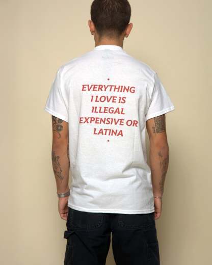 EVERYTHING I LOVE IS ILLEGAL, EXPENSIVE OR LATINA