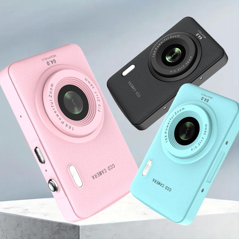 1080P Auto Focus Digital Camera, with 32GMemory Card, Compact Portable Camera, Point and Shoot Camera, 16xZoom, Device, TeenagersBeginners, Teen Girl Boy Gift