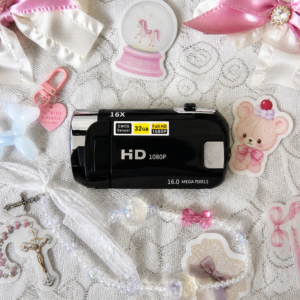 1080P Flip Screen Camcorder