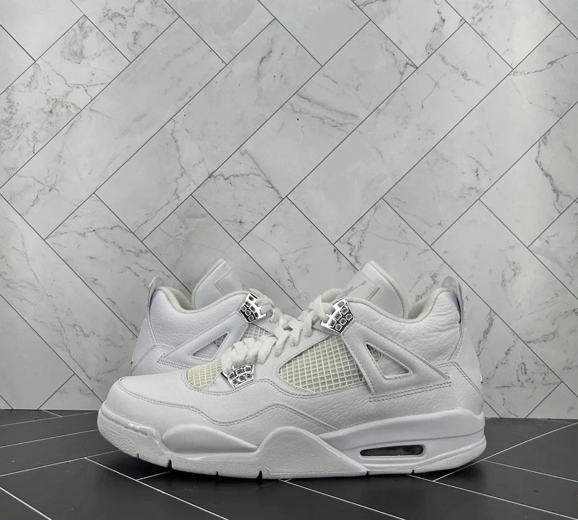 4 Retro 25th Silver Anniversary Size 11 408202-101