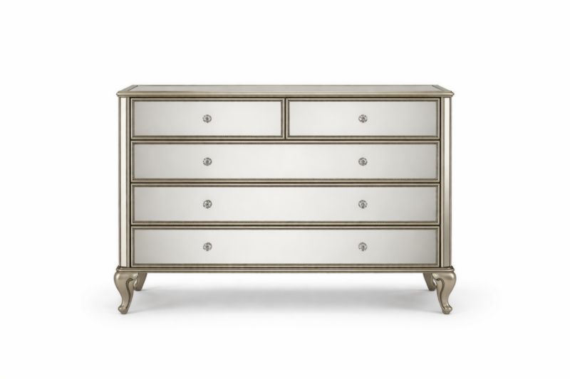 Commode 5 tiroirs en Bois Massif