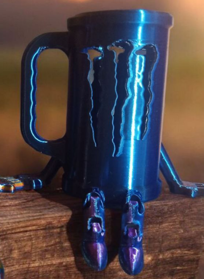 Monster Energy Mini-Can Holder (Articulated Joints)