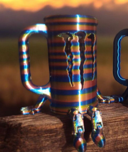 Monster Energy Mini-Can Holder (Articulated Joints)