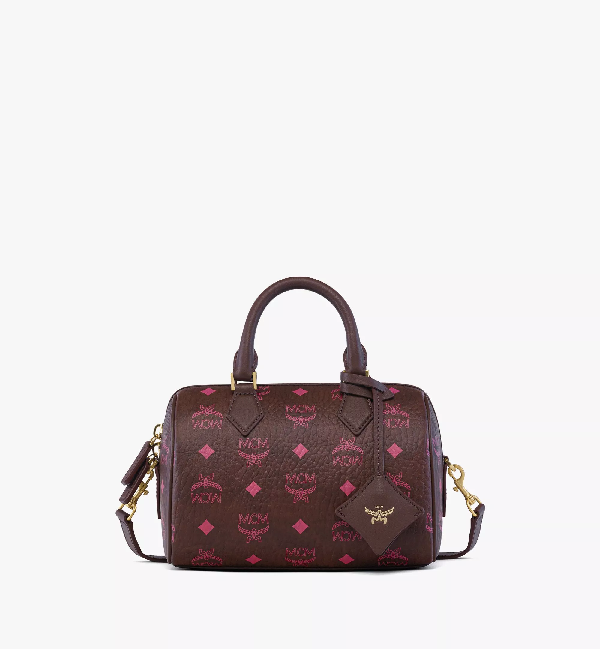 Ella Boston Bag in Visetos（Small）