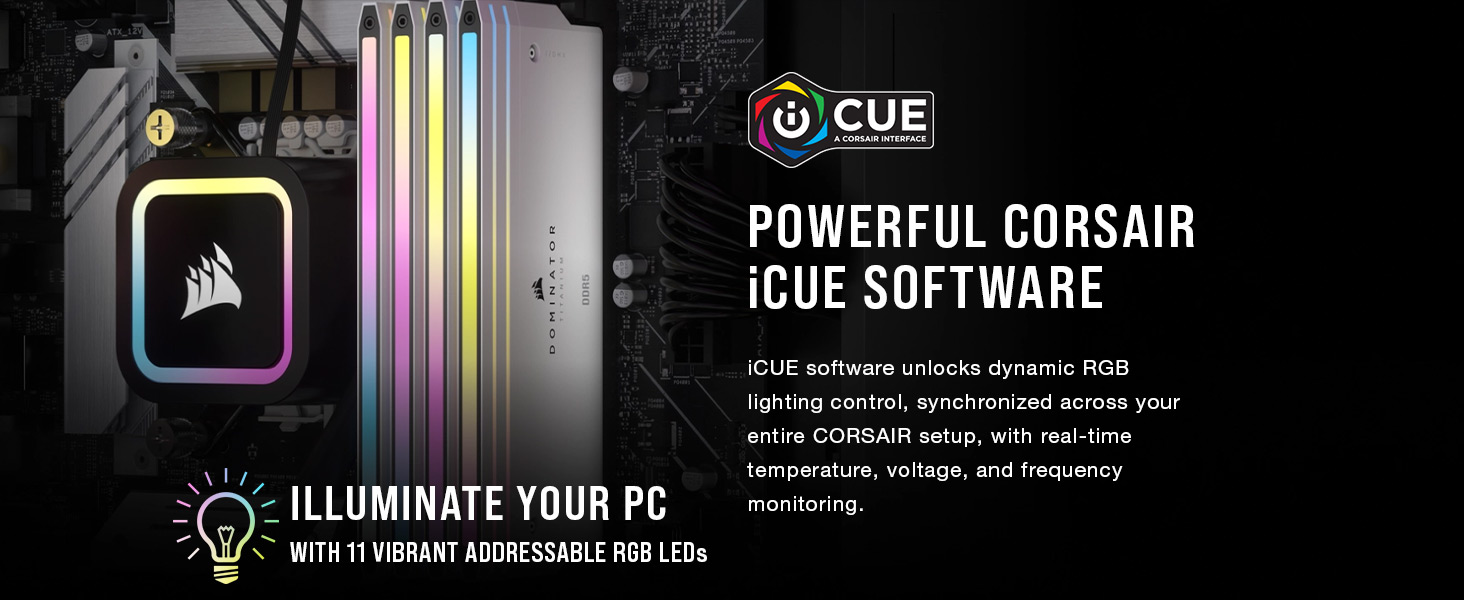 icue, icue dram,  RGB ram, premium rgb ram, 
