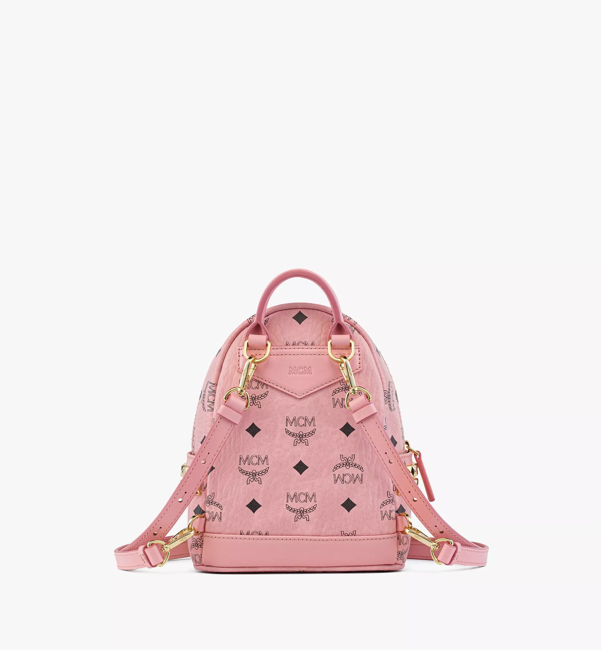 Stark Bebe Boo Side Studs Backpack in Visetos
