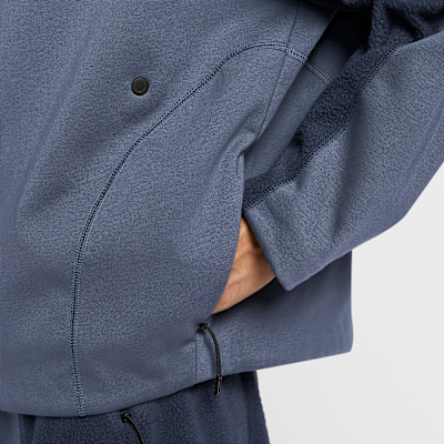 Men's Oversized Fleece-Paneled Hoodie