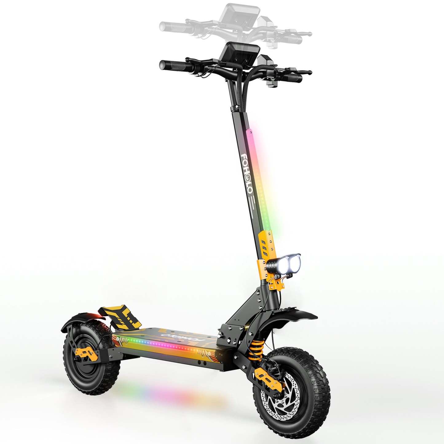TopRiding FOHOLO F15 --- World’s Best Electric Scooter 47MPH Fast • 60V/5600W Dual Motors • Adjustable Handlebar • All-Terrain