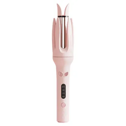 New Upgrade Automatic Curling Iron with 3 Temperatures Frizz-Free Smooth Shiny Hair, Anti-Scald-Tangle for Long Hair Auto Shut-Off Comfortable Hair Care Easy Operation Hair Styling Tool for Women & Home Use valentine gifts Bidirectional Rotation