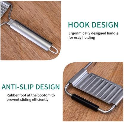 Stainless Steel 4 in 1 Multi-Purpose Vegetable Slicer,with 4 Adjustable Blades for Various Vegetables