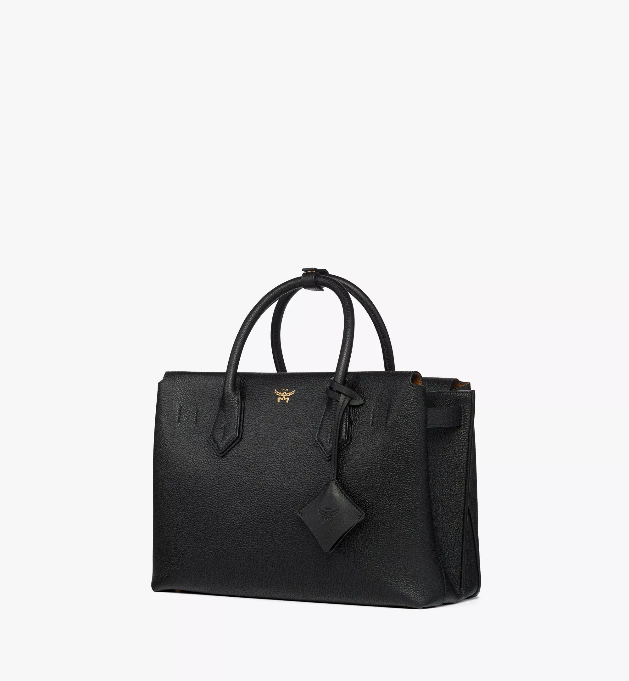 Milla Tote in Grained Leather（Medium）