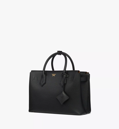 Milla Tote in Grained Leather（Medium）