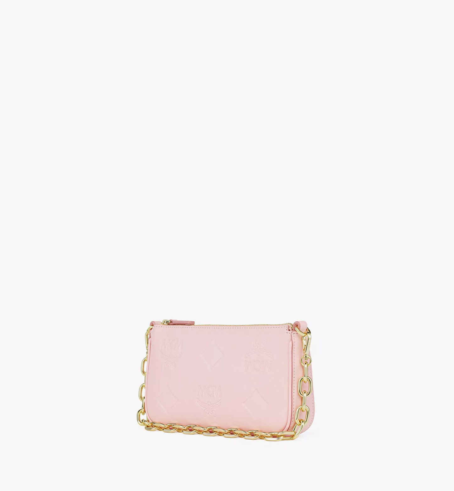 Aren Chain Crossbody in Maxi Monogram Leather（Medium）