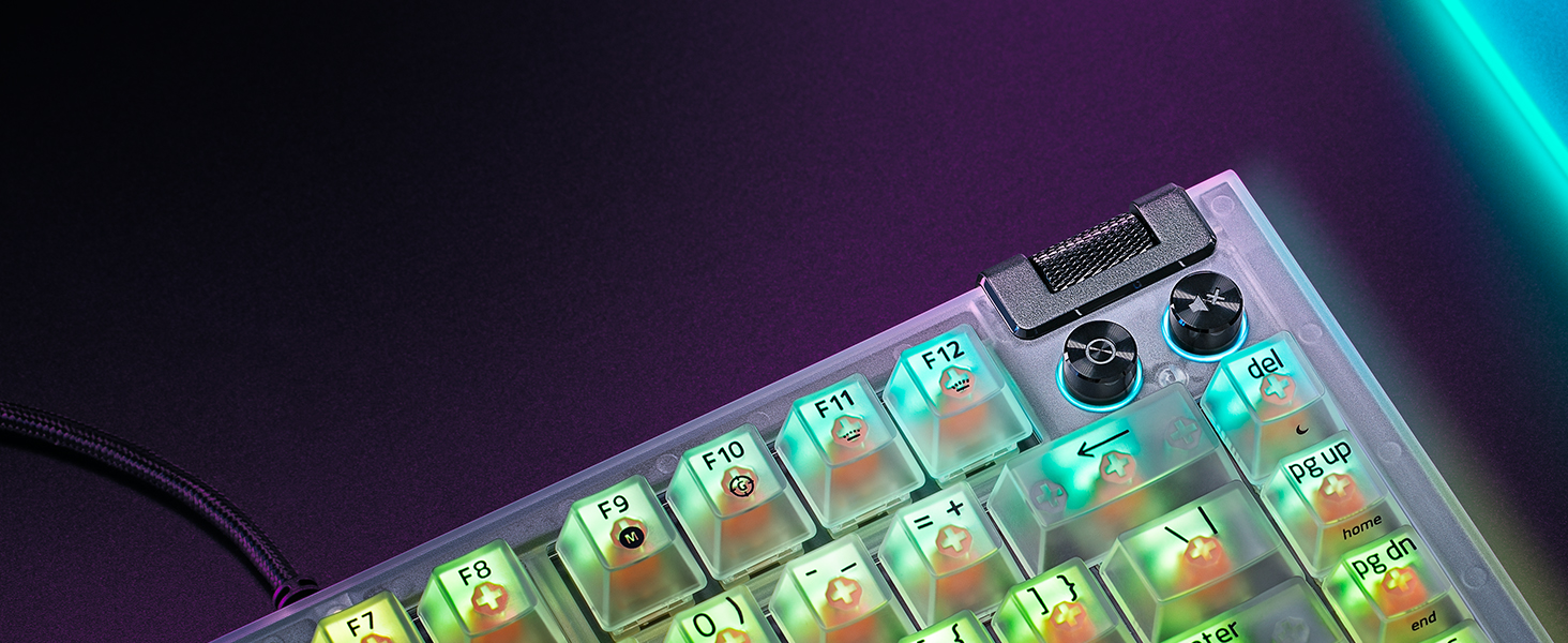 Multi-Function Roller and Media Keys