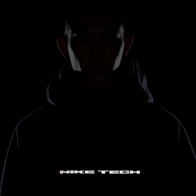 Men's Oversized Fleece-Paneled Hoodie