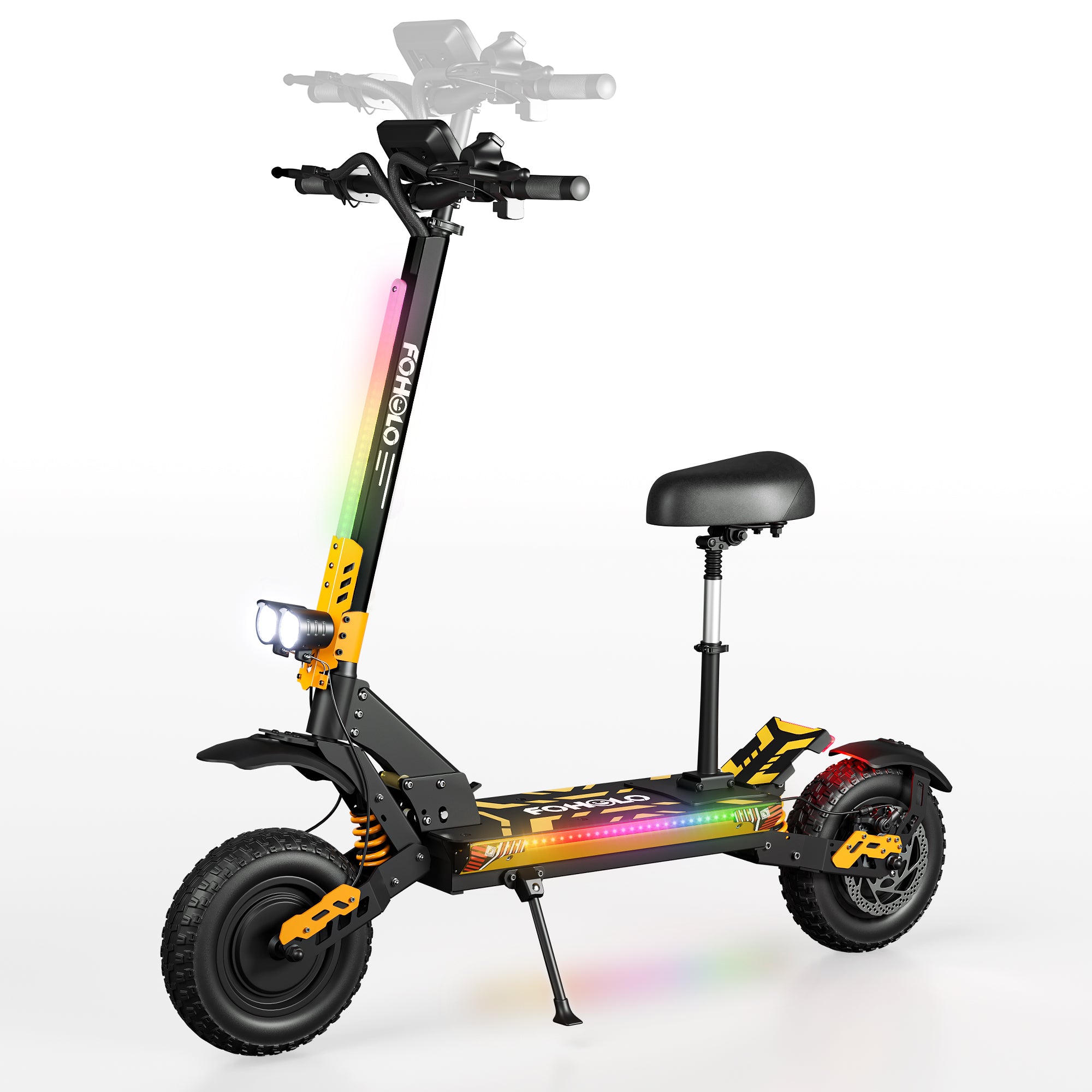 TopRiding FOHOLO F15 --- World’s Best Electric Scooter 47MPH Fast • 60V/5600W Dual Motors • Adjustable Handlebar • All-Terrain