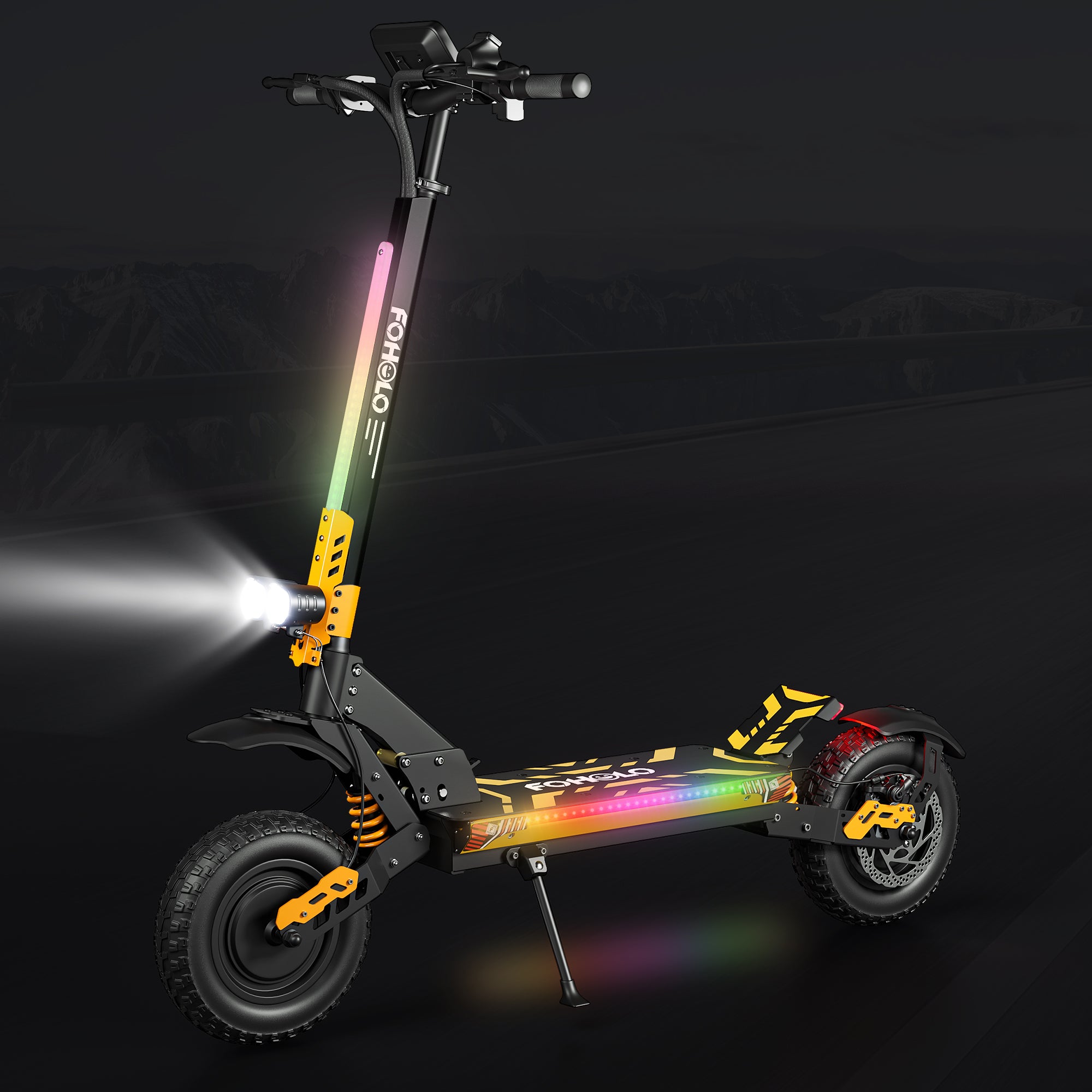 TopRiding FOHOLO F15 --- World’s Best Electric Scooter 47MPH Fast • 60V/5600W Dual Motors • Adjustable Handlebar • All-Terrain