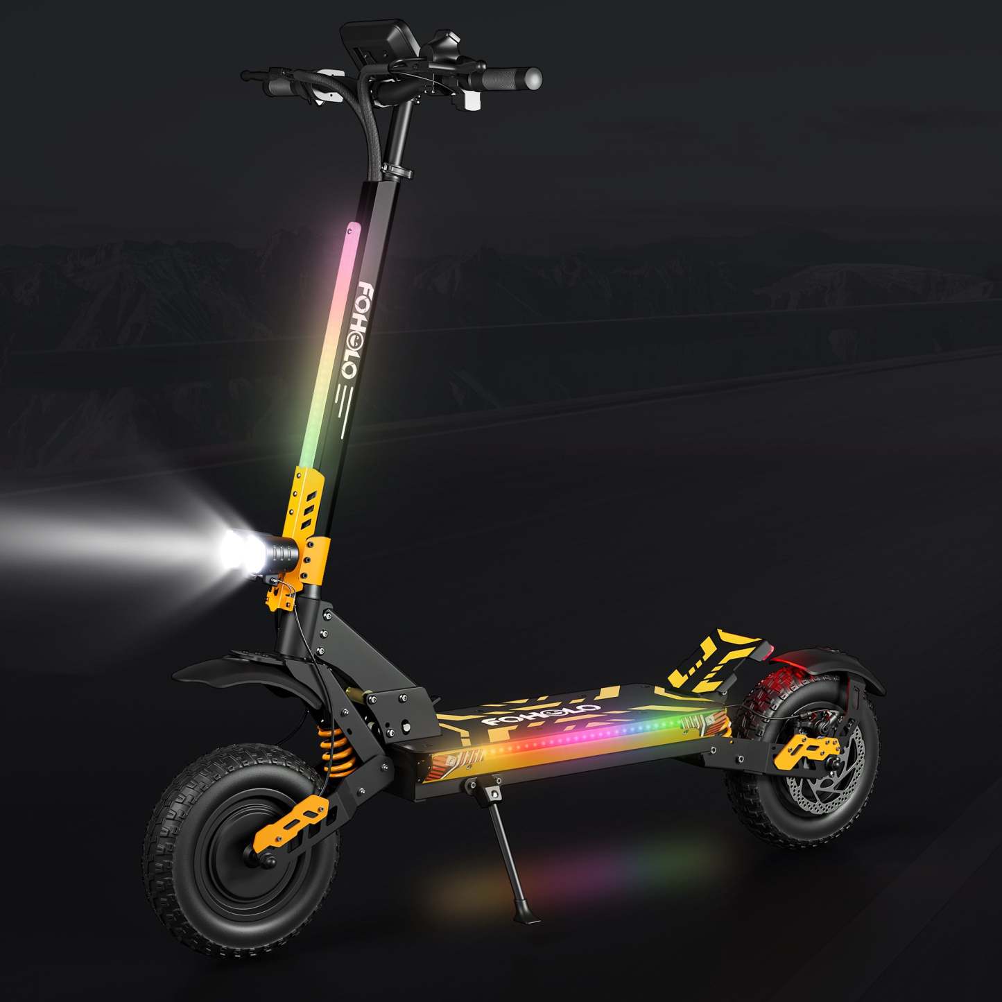 TopRiding FOHOLO F15 --- World’s Best Electric Scooter 47MPH Fast • 60V/5600W Dual Motors • Adjustable Handlebar • All-Terrain