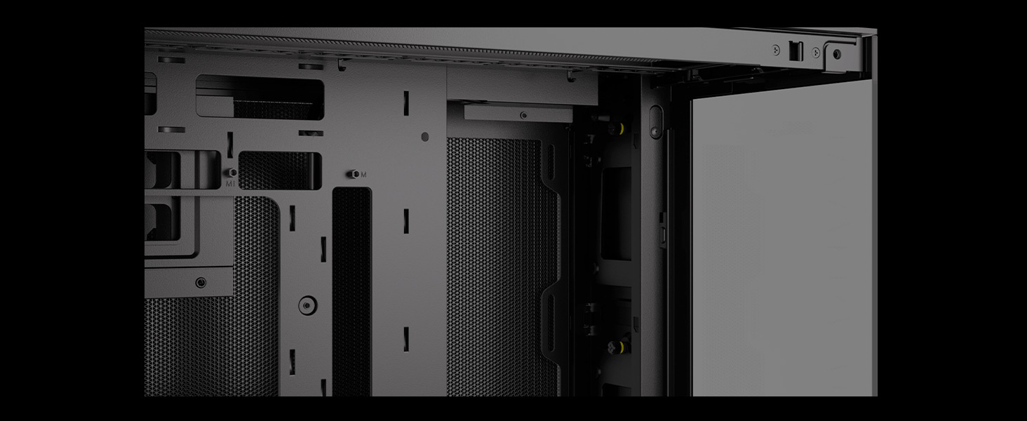 MICRO ATX, construcción de factor de forma pequeño, caja de PC de doble cámara