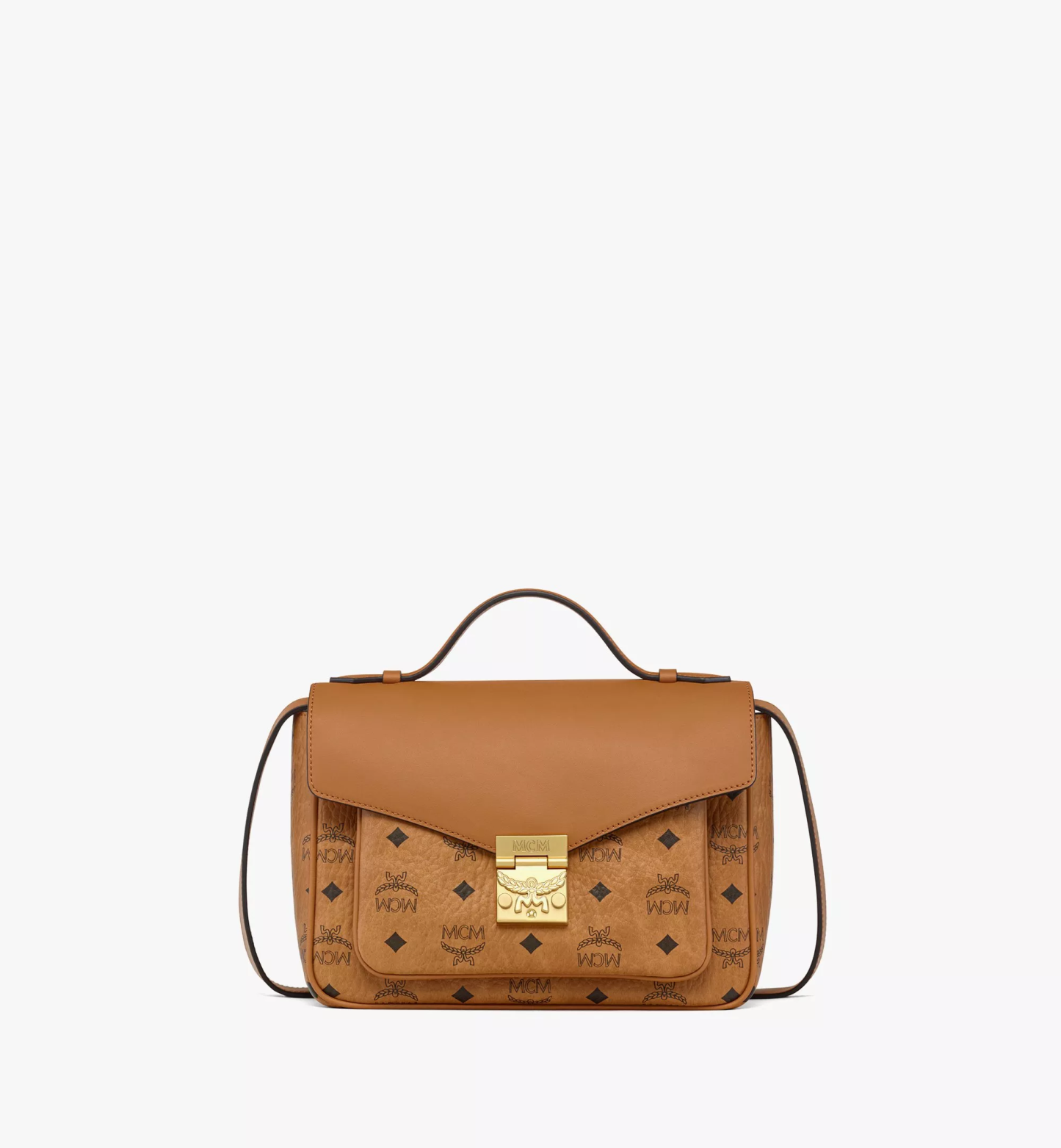 Tracy Satchel in Visetos Leather Mix（Small）