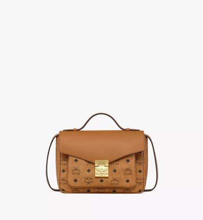 Tracy Satchel in Visetos Leather Mix（Small）