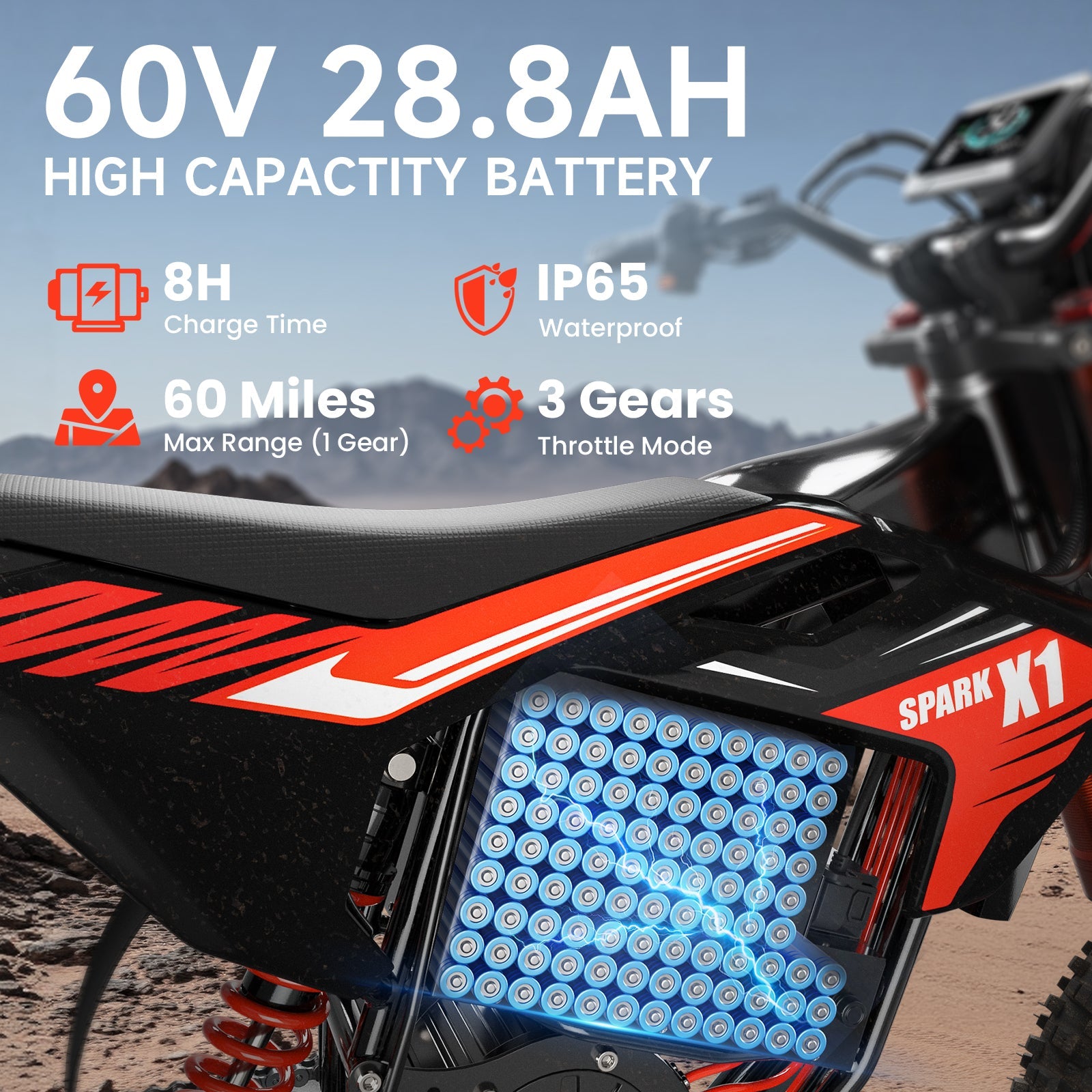 X1 Spark M Electric Mini Bike