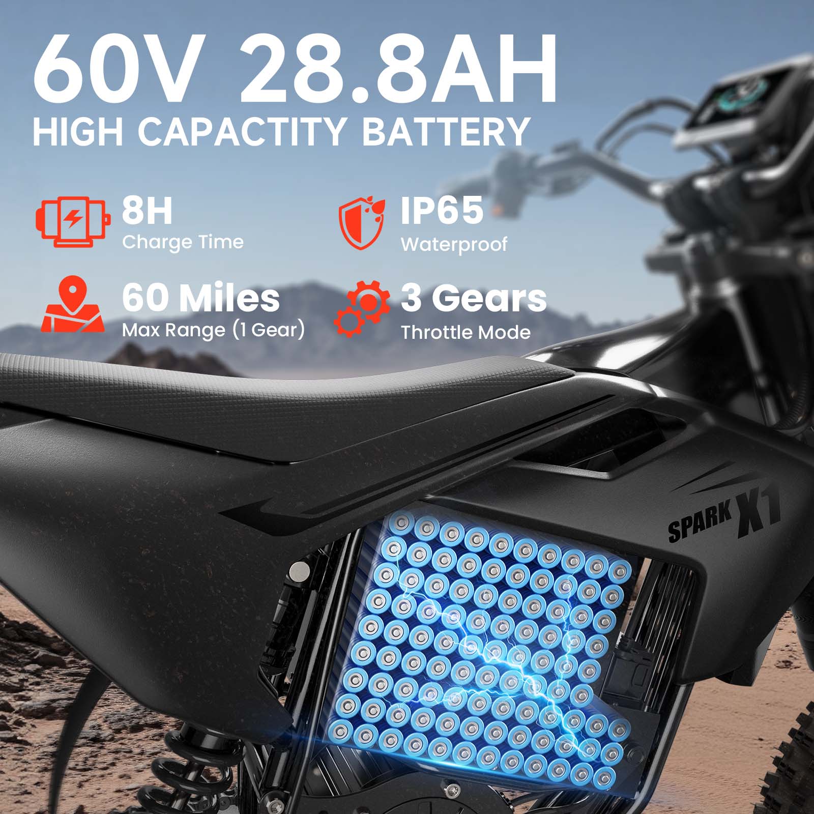 X1 Spark M Electric Mini Bike