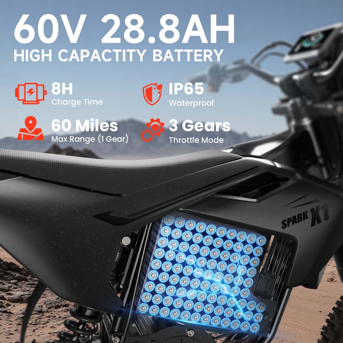 X1 Spark M Electric Mini Bike