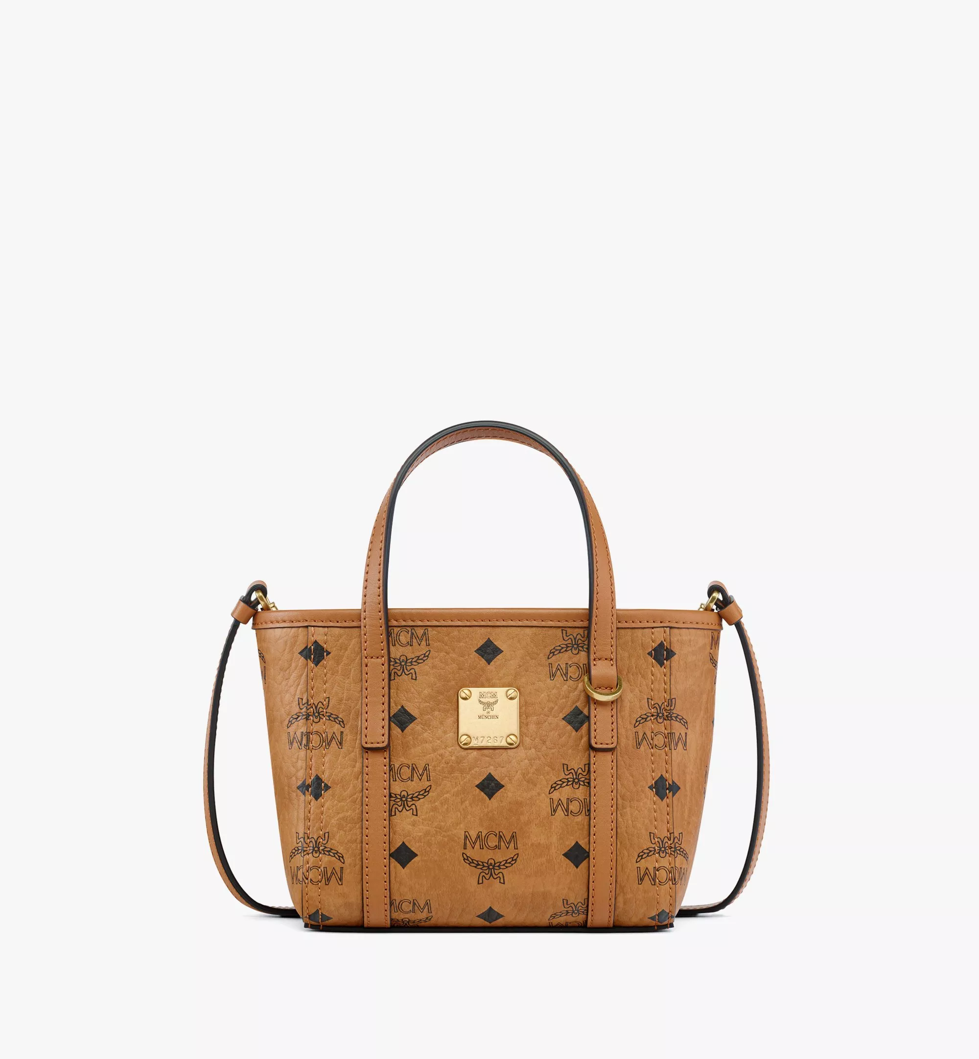 Toni Top-Zip Shopper in Visetos（X-Mini）