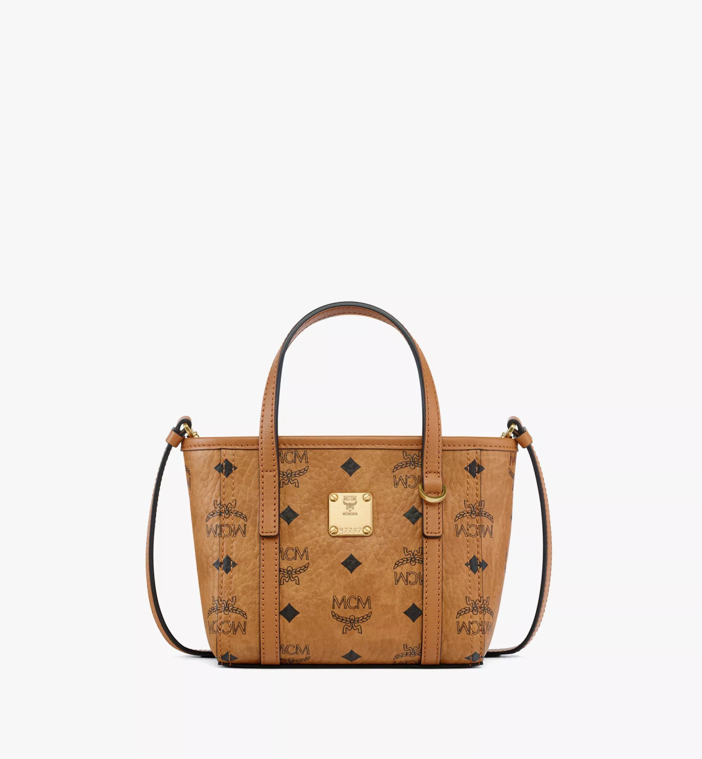 Toni Top-Zip Shopper in Visetos（X-Mini）