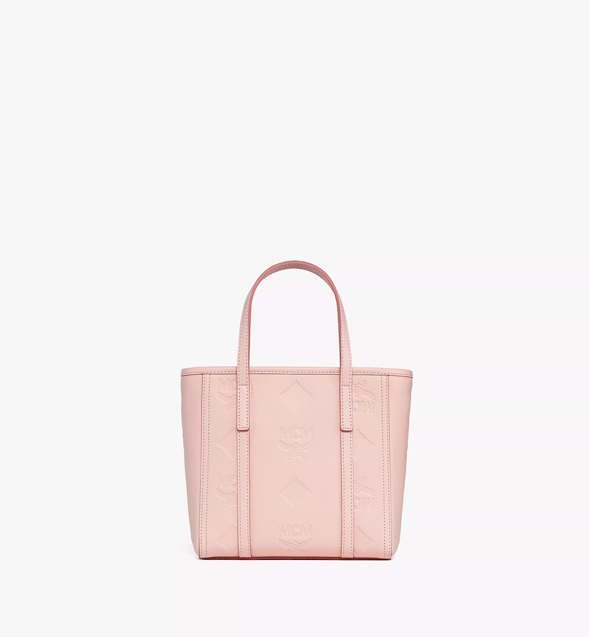 Toni Top-Zip Shopper in Maxi Monogram Leather（Small）