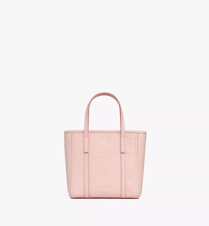 Toni Top-Zip Shopper in Maxi Monogram Leather（Small）