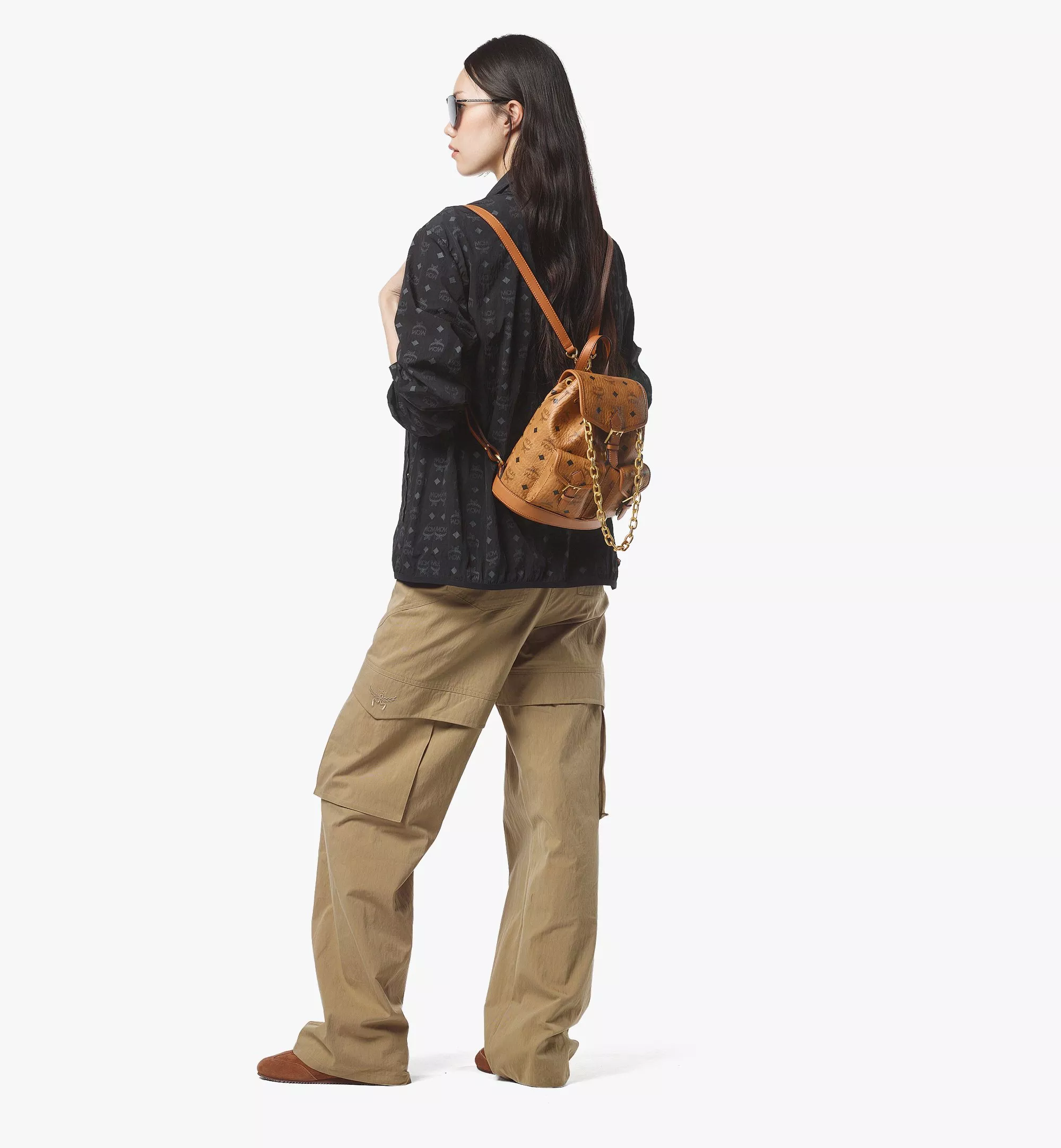 Aren Drawstring Backpack in Visetos（Mini）