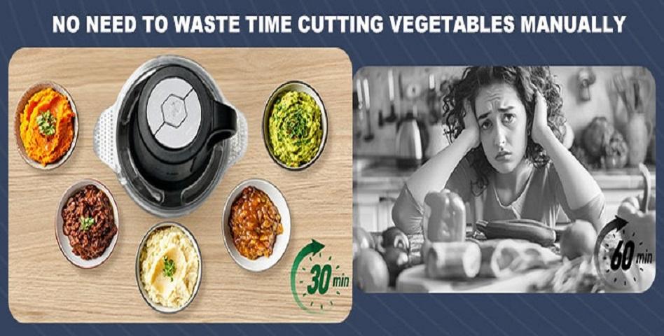 SPZTJK 2L Baby Food Processor & Meat Grinder&nbsp;- 2 Free Dishwasher-Safe Blades & Bowls, Pure Copper Motor for Homemade Puree/Nuts/Meat, BPA-Free & Quiet Design for Family Cooking