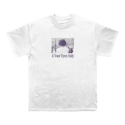 J Cole 4 Your Eyez Only Poster T-shirt (With Backprint)