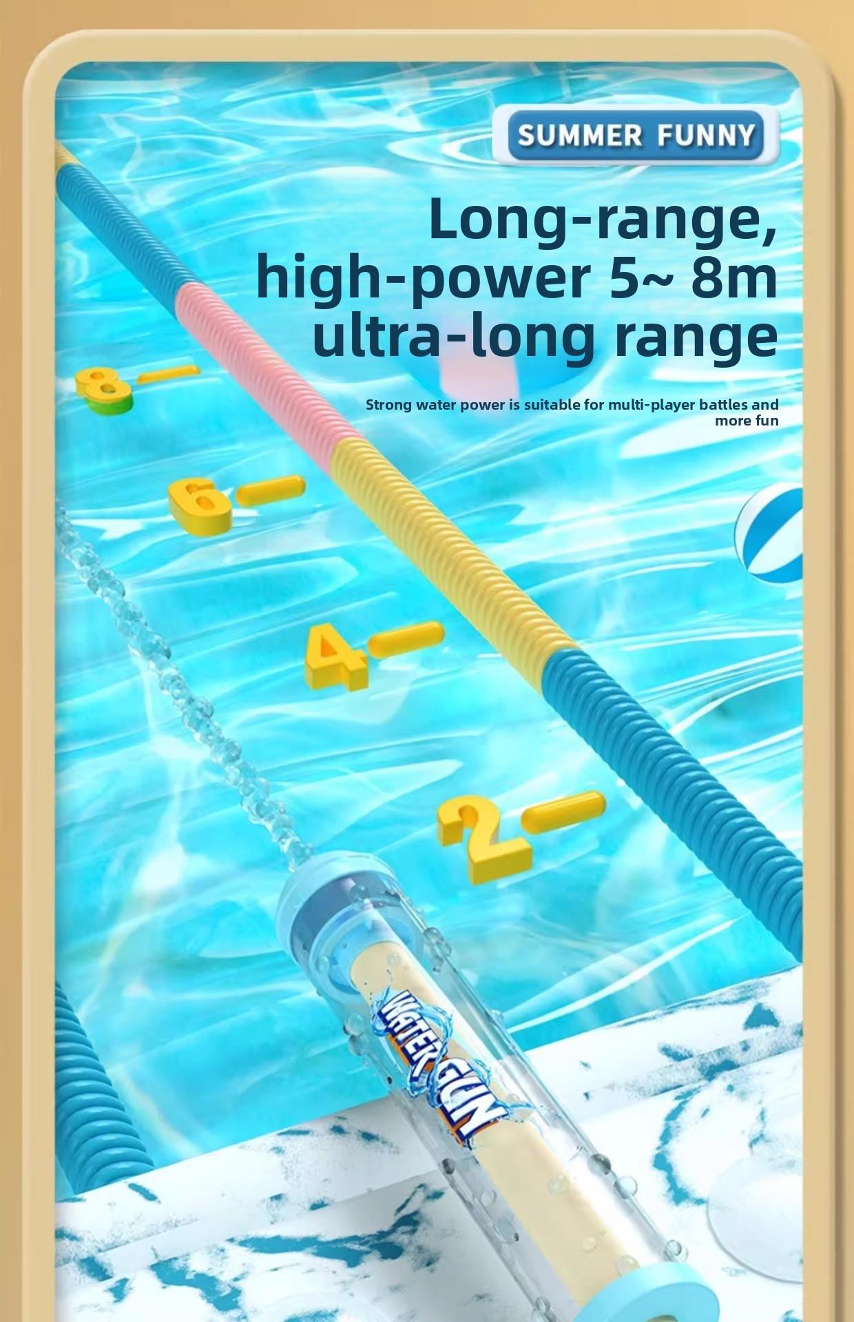 Creative Firework Water Gun, Pull-style Kids Outdoor Water Toy, Fun Photo Prop for Summer Beach Water Fight, Handheld Creative Firework Water Gun, Pull-style Kids Outdoor Water Toy, Fun Photo Prop for Summer Beach Water Fight, Handheld