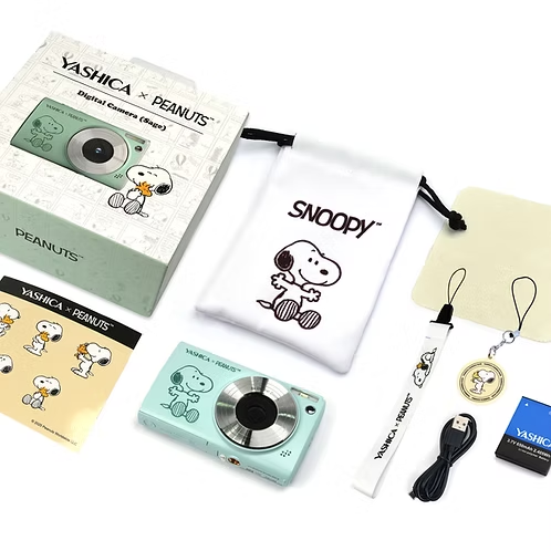 YASHICA x Peanuts Digital Camera (Sage)