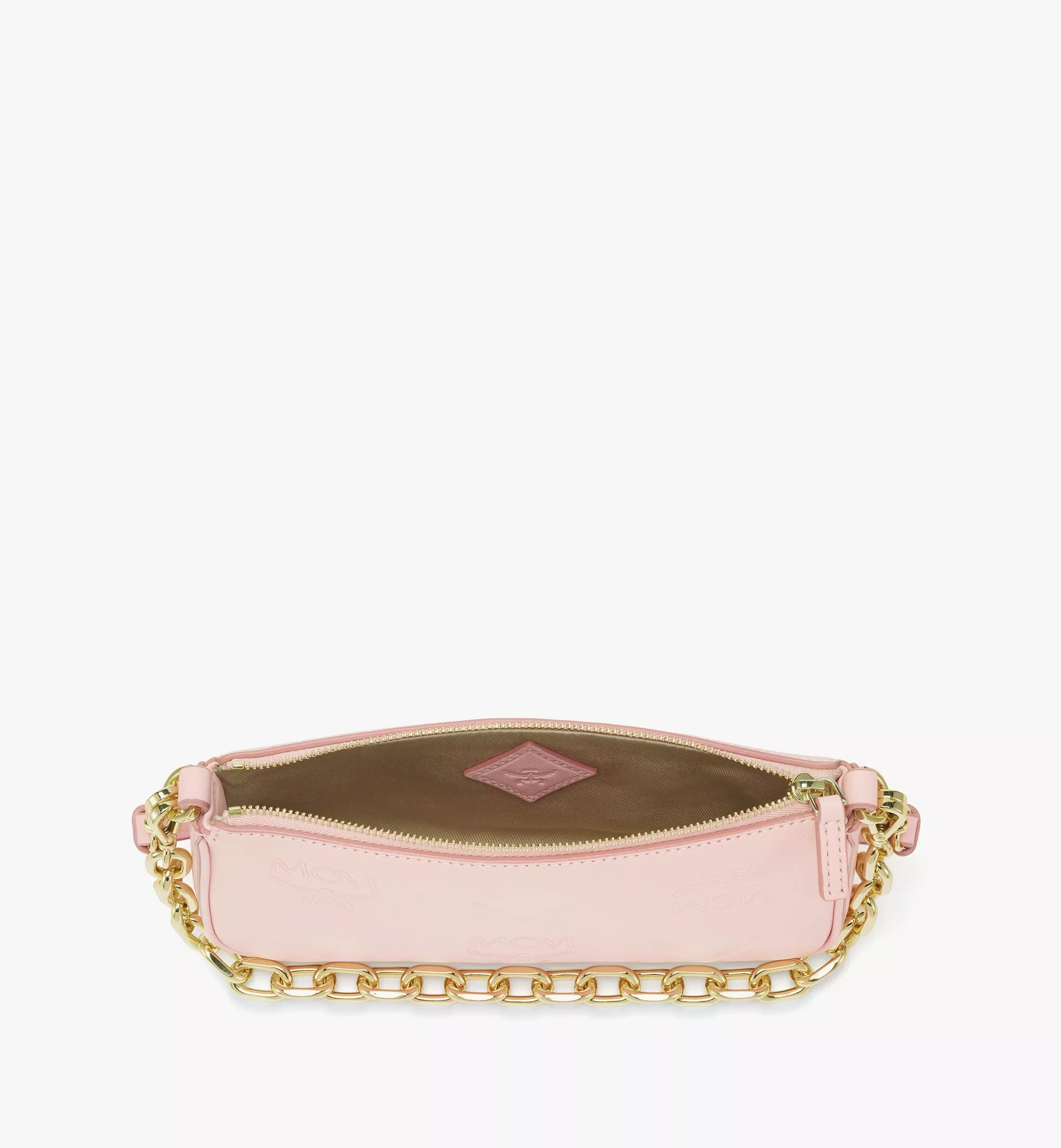 Aren Chain Crossbody in Maxi Monogram Leather（Medium）
